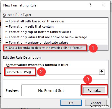 How to Alternate Row Colors in Excel Without Table (5 Methods)