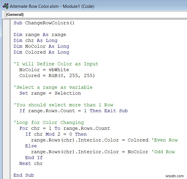 How to Alternate Row Colors in Excel Without Table (5 Methods)