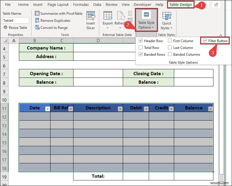 How to Make a Ledger in Excel (with Easy Steps)