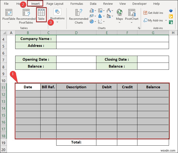 How to Make a Ledger in Excel (with Easy Steps)