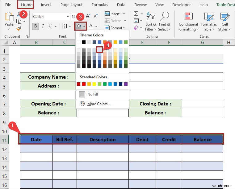 How to Make a Ledger in Excel (with Easy Steps)