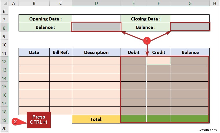 How to Make a Ledger in Excel (with Easy Steps)