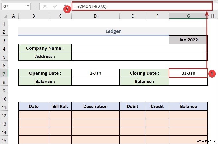 How to Make a Ledger in Excel (with Easy Steps)