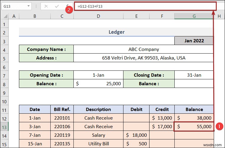 How to Make a Ledger in Excel (with Easy Steps)