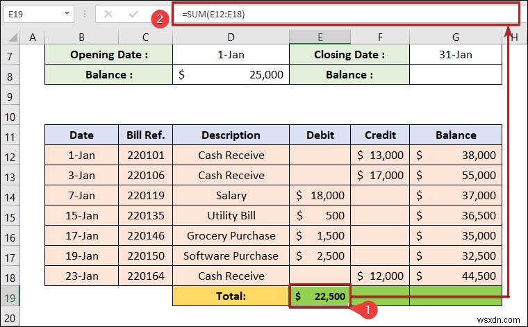 How to Make a Ledger in Excel (with Easy Steps)