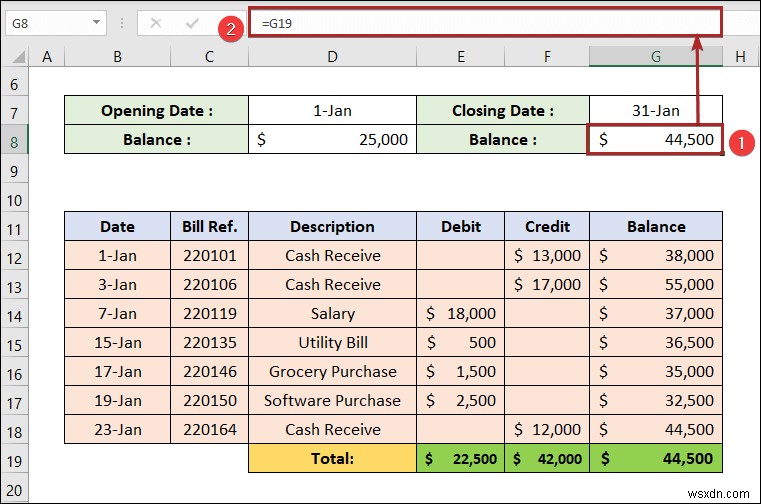 How to Make a Ledger in Excel (with Easy Steps)