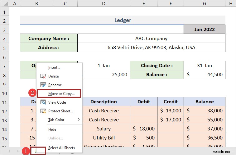 How to Make a Ledger in Excel (with Easy Steps)
