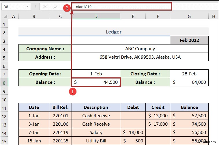 How to Make a Ledger in Excel (with Easy Steps)