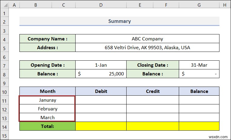 How to Make a Ledger in Excel (with Easy Steps)