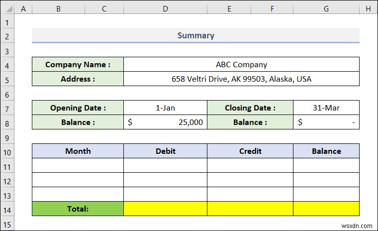 How to Make a Ledger in Excel (with Easy Steps)