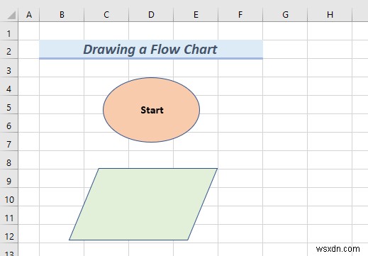 How to Draw Engineering Drawing in Excel (2 Suitable Examples)