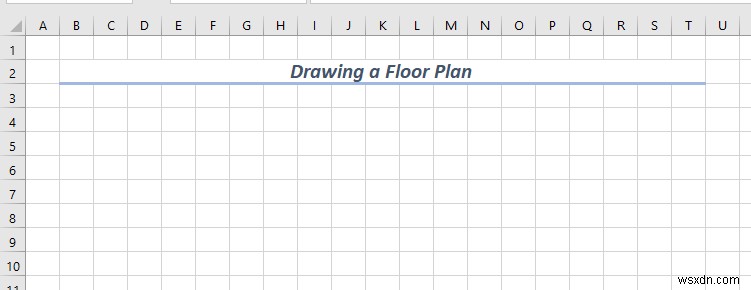 How to Draw Engineering Drawing in Excel (2 Suitable Examples)