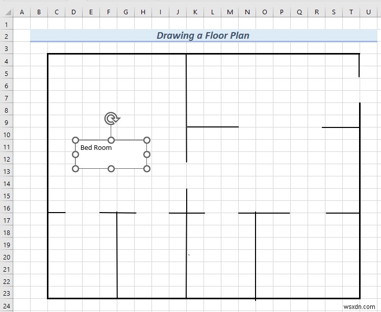 How to Draw Engineering Drawing in Excel (2 Suitable Examples)
