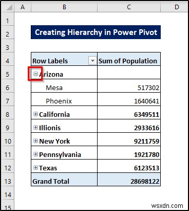 How to Create Hierarchy in Excel Pivot Table (with Easy Steps)
