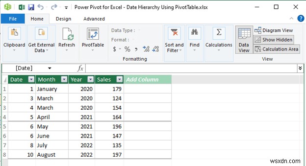 Create Date Hierarchy in Excel Pivot Table (with Easy Steps)