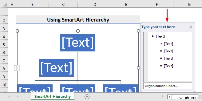 How to Use SmartArt Hierarchy in Excel (With Easy Steps)