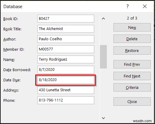 How to Create a Library Database in Excel (with Easy Steps)