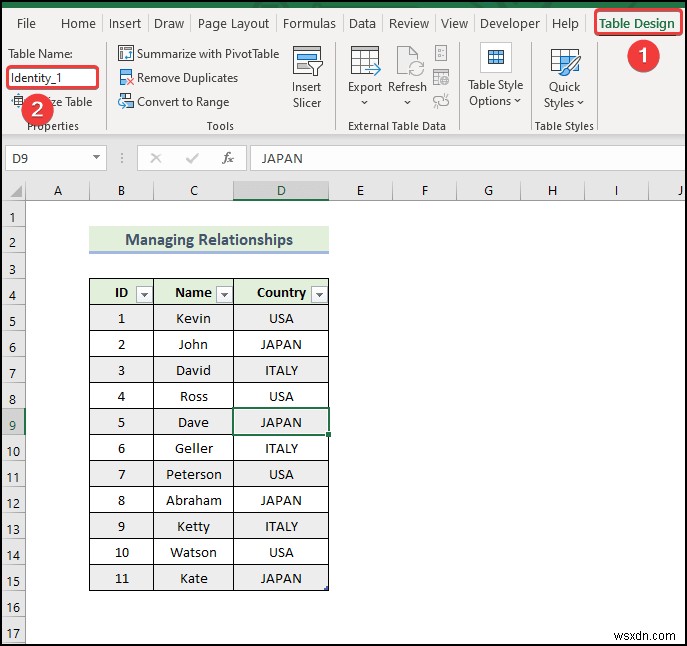 How to Manage Relationships in Excel (with Detailed Steps)