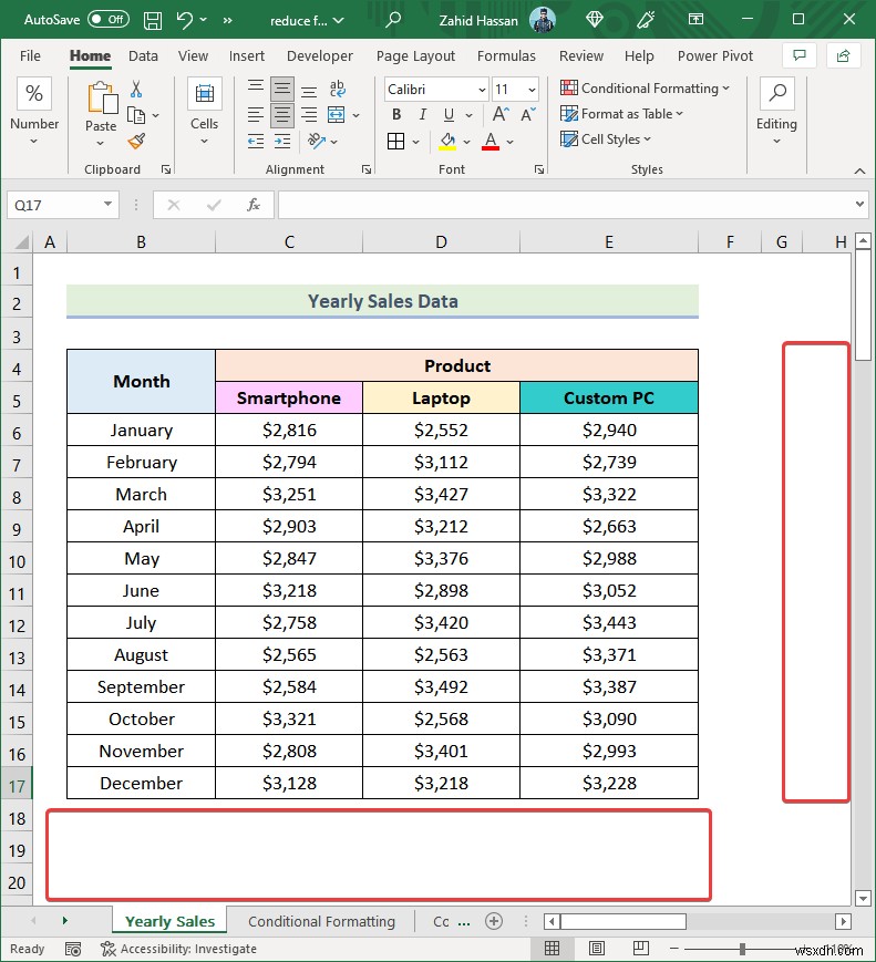 How to Reduce Excel File Size Without Deleting Data (9 Tricks)