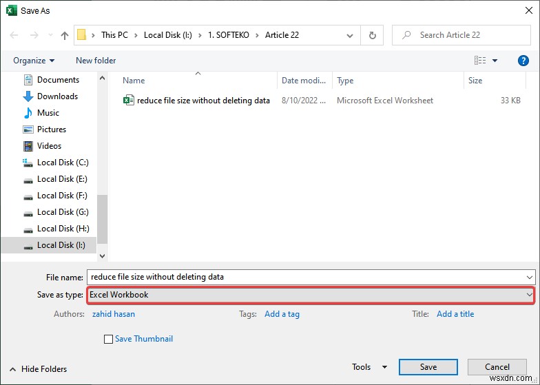 How to Reduce Excel File Size Without Deleting Data (9 Tricks)