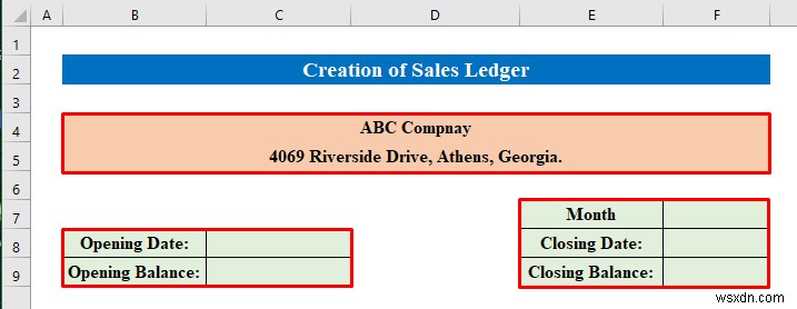 How to Create Sales and Purchase Ledger in Excel