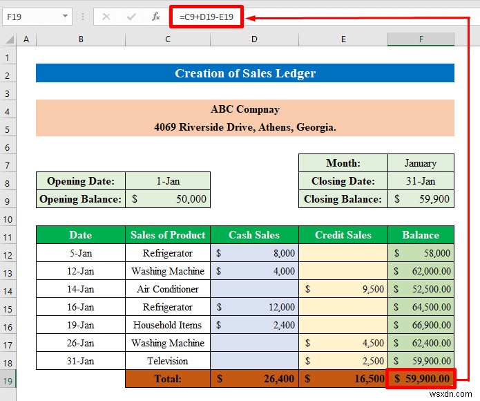 How to Create Sales and Purchase Ledger in Excel