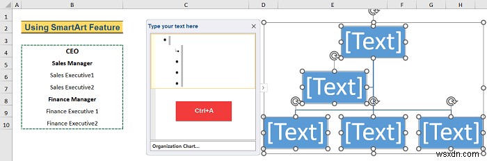 How to Create Hierarchy in Excel (3 Easy Ways)