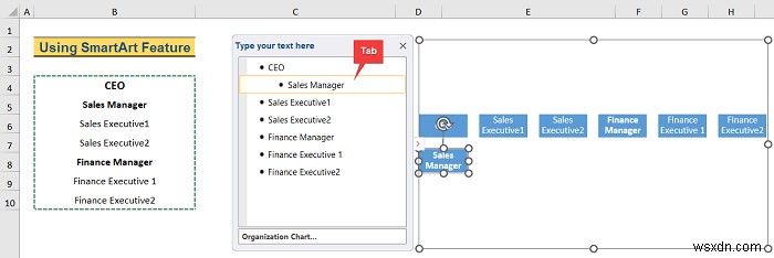 How to Create Hierarchy in Excel (3 Easy Ways)