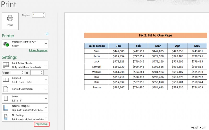 [Solved!] Print Scale to Fit Not Working in Excel