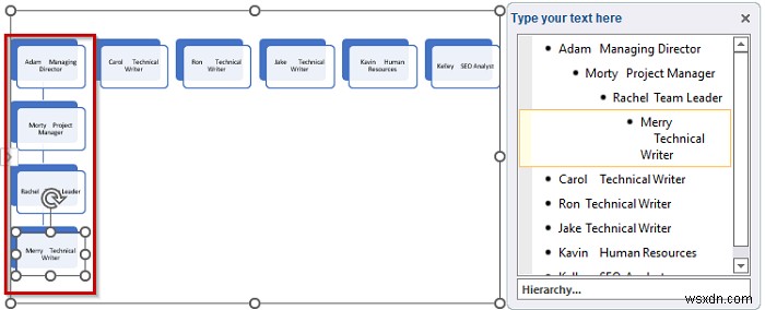 How to Make Hierarchy Chart in Excel (3 Easy Ways)