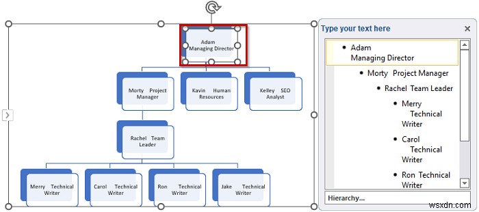 How to Make Hierarchy Chart in Excel (3 Easy Ways)