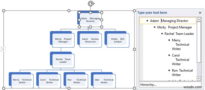 How to Make Hierarchy Chart in Excel (3 Easy Ways)