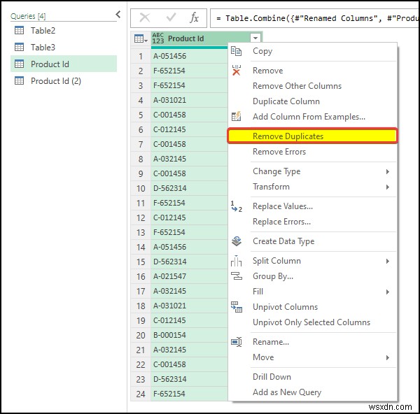 How to Create Relationship in Excel with Duplicate Values