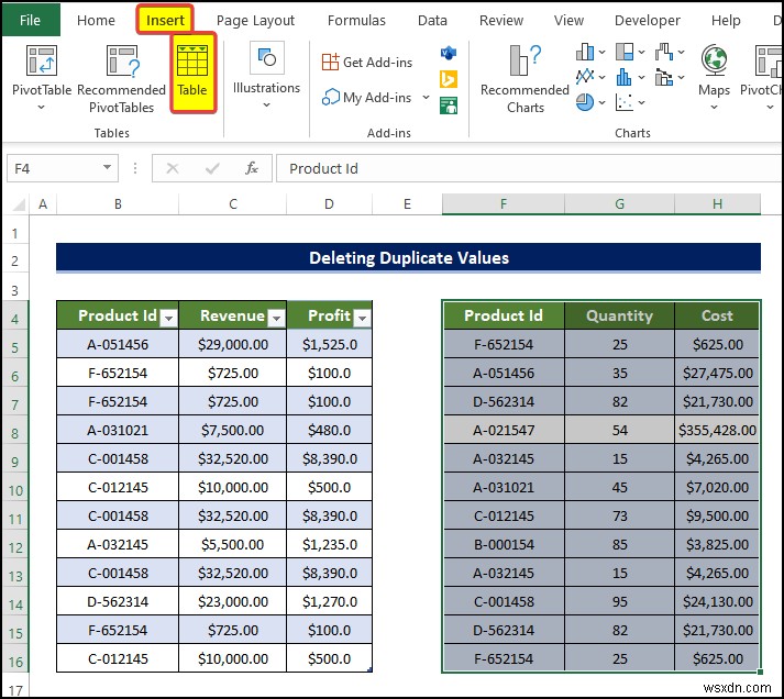 How to Create Relationship in Excel with Duplicate Values