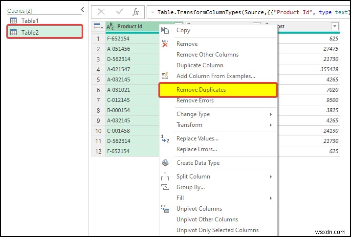 How to Create Relationship in Excel with Duplicate Values