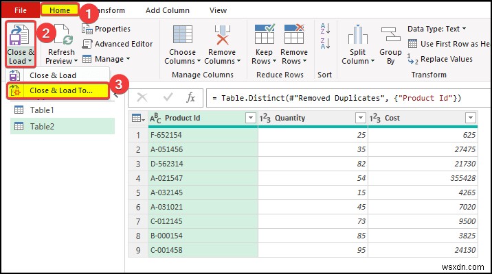 How to Create Relationship in Excel with Duplicate Values