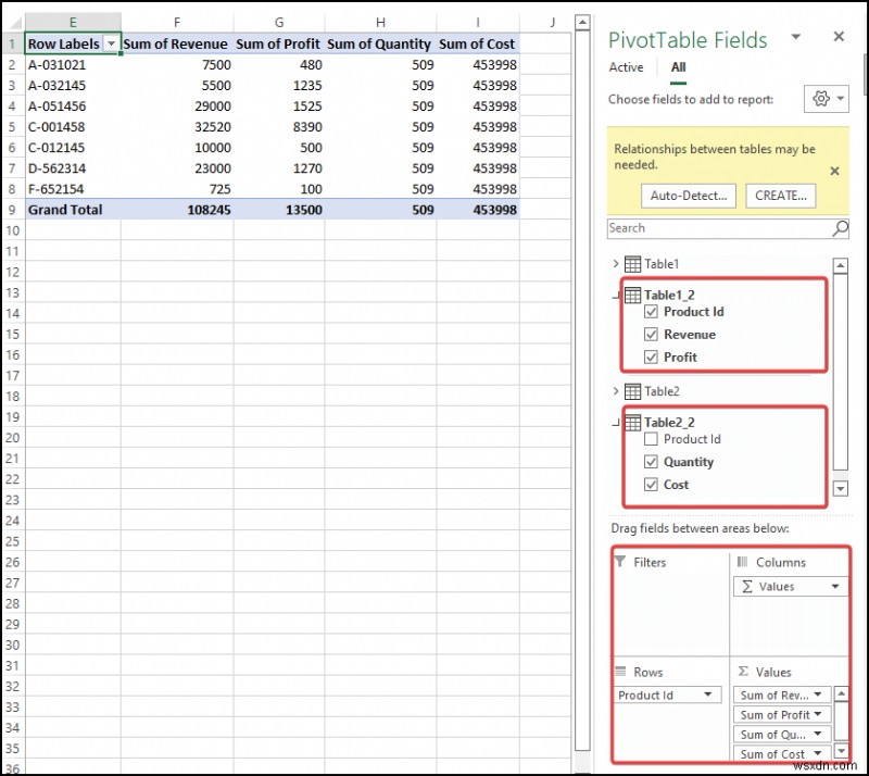 How to Create Relationship in Excel with Duplicate Values