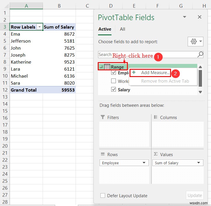 How to Create Calculated Field in Pivot Table Data Model