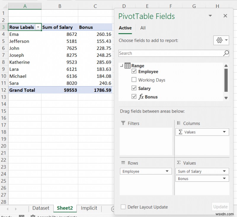 How to Create Calculated Field in Pivot Table Data Model