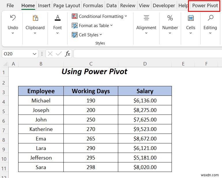 How to Create Calculated Field in Pivot Table Data Model