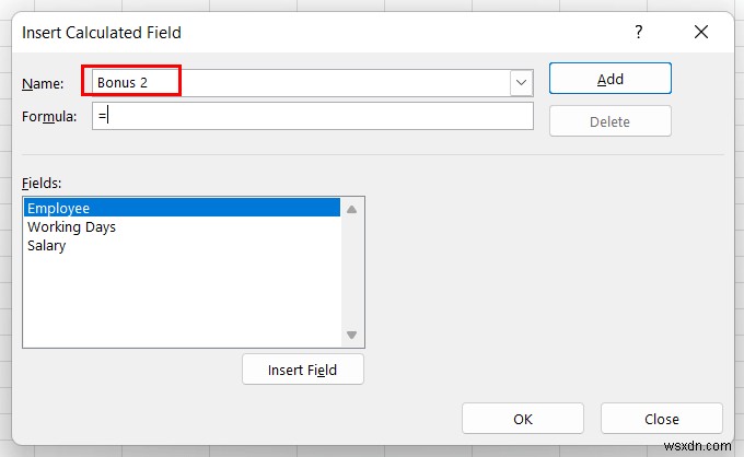 How to Create Calculated Field in Pivot Table Data Model