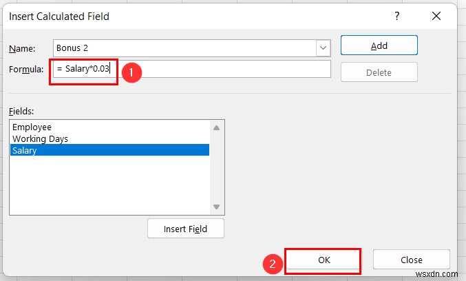 How to Create Calculated Field in Pivot Table Data Model