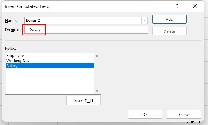 How to Create Calculated Field in Pivot Table Data Model