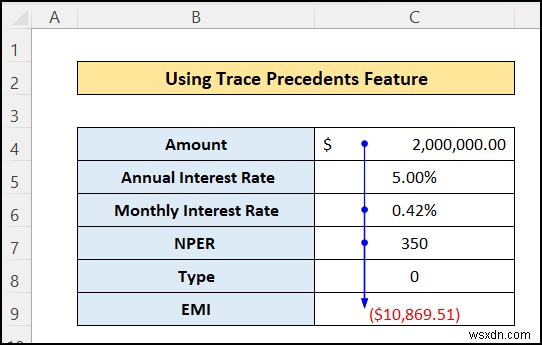 Trace Precedents and Dependents in Excel (with Quick Steps)