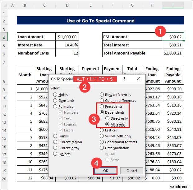 How to Trace Formula in Excel (3 Effective Ways)
