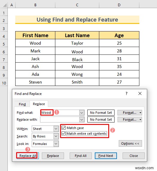 How to Clear Cells with Certain Value in Excel (2 Ways)