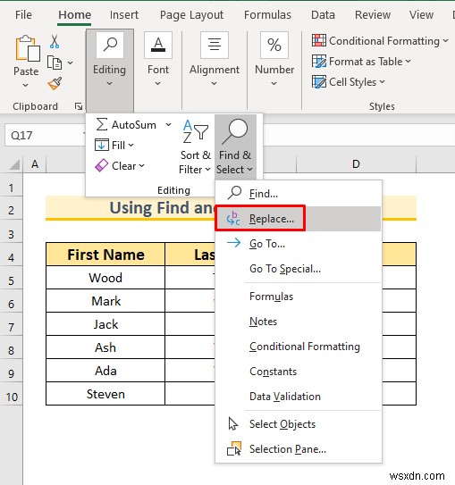 How to Clear Cells with Certain Value in Excel (2 Ways)