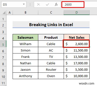 How to Break Links in Excel Before Opening File (With Easy Steps)