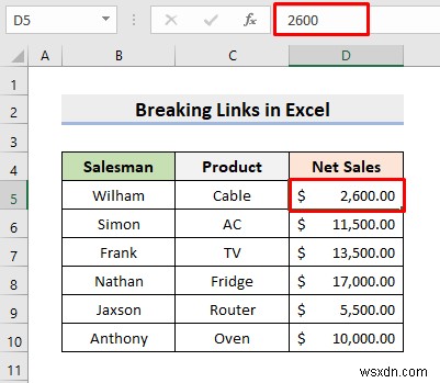 How to Break Links in Excel Before Opening File (With Easy Steps)