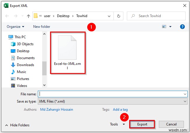 How to Save Excel File As XML Data Mapping (with Easy Steps)